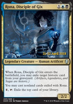 Rona, Disciple of Gix⁣ - Dominaria: Promos⁣ (Uncommon)⁣ [203]