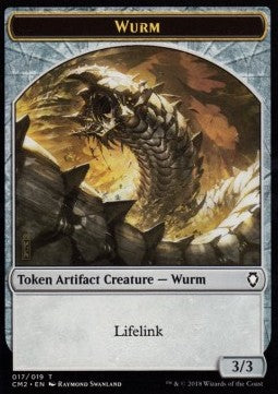 Wurm Token (Artifact 3/3 Lifelink)⁣ - Commander Anthology II⁣ (Token)⁣ [T17]