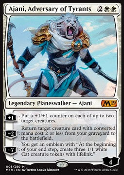 Ajani, Adversary of Tyrants⁣ - Core 2019⁣ (Mythic)⁣ [3]