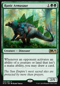 Runic Armasaur⁣ - Core 2019⁣ (Rare)⁣ [200]