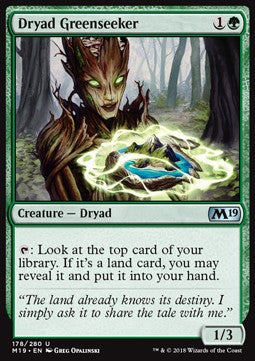 Dryad Greenseeker⁣ - Core 2019⁣ (Uncommon)⁣ [178]
