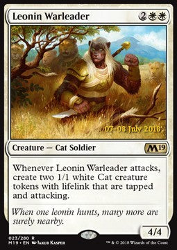 Leonin Warleader⁣ - Core 2019: Promos⁣ (Rare)⁣ [23]