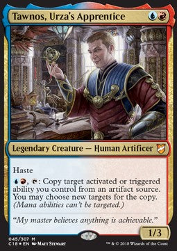 Tawnos, Urza's Apprentice⁣ - Commander 2018⁣ (Mythic)⁣ [45]