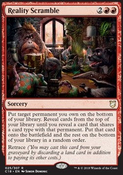 Reality Scramble⁣ - Commander 2018⁣ (Rare)⁣ [25]