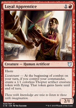 Loyal Apprentice⁣ - Commander 2018⁣ (Uncommon)⁣ [23]