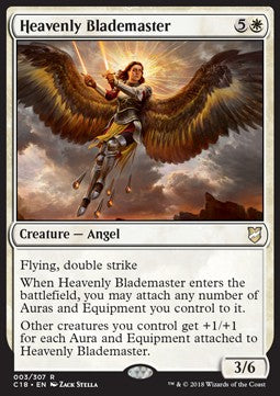 Heavenly Blademaster⁣ - Commander 2018⁣ (Rare)⁣ [3]