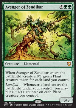 Avenger of Zendikar⁣ - Commander 2018⁣ (Mythic)⁣ [129]