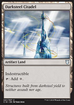 Darksteel Citadel⁣ - Commander 2018⁣ (Uncommon)⁣ [241]