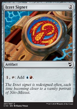 Izzet Signet⁣ - Commander 2018⁣ (Common)⁣ [207]