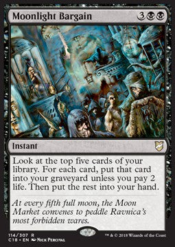 Moonlight Bargain⁣ - Commander 2018⁣ (Rare)⁣ [114]