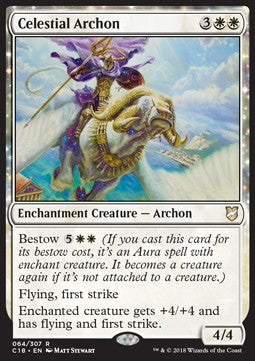 Celestial Archon⁣ - Commander 2018⁣ (Rare)⁣ [64]
