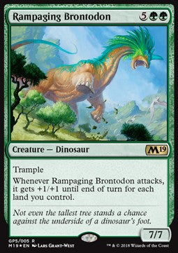 Rampaging Brontodon⁣ - Core 2019: Promos⁣ (Rare)⁣ [GP5]