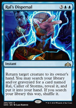 Ral's Dispersal⁣ - Guilds of Ravnica: Extras⁣ (Rare)⁣ [266]