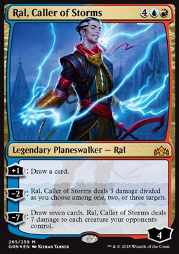 Ral, Caller of Storms⁣ - Guilds of Ravnica: Extras⁣ (Mythic)⁣ [265]