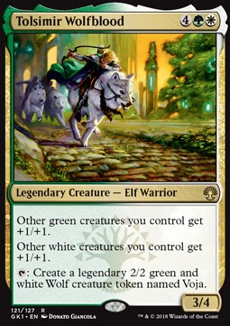 Tolsimir Wolfblood⁣ - Guilds of Ravnica: Guild Kits⁣ (Rare)⁣ [121]