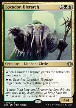 Loxodon Hierarch⁣ - Guilds of Ravnica: Guild Kits⁣ (Rare)⁣ [114]