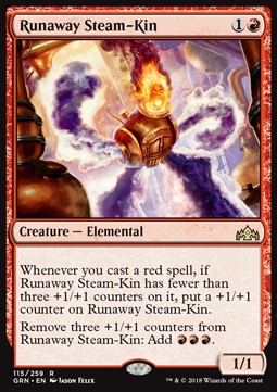 Runaway Steam-Kin⁣ - Guilds of Ravnica⁣ (Rare)⁣ [115]
