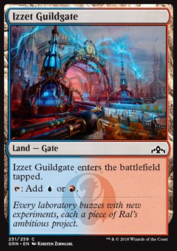 Izzet Guildgate (V.1)⁣ - Guilds of Ravnica⁣ (Common)⁣ [251]