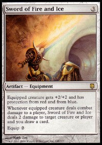 Sword of Fire and Ice⁣ - Darksteel⁣ (Rare)⁣ [148]