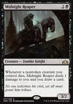 Midnight Reaper⁣ - Guilds of Ravnica⁣ (Rare)⁣ [77]