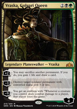 Vraska, Golgari Queen⁣ - Guilds of Ravnica⁣ (Mythic)⁣ [213]
