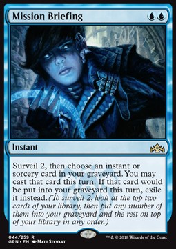 Mission Briefing⁣ - Guilds of Ravnica⁣ (Rare)⁣ [44]