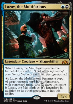 Lazav, the Multifarious⁣ - Guilds of Ravnica⁣ (Mythic)⁣ [184]