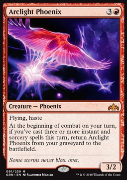 Arclight Phoenix⁣ - Guilds of Ravnica⁣ (Mythic)⁣ [91]