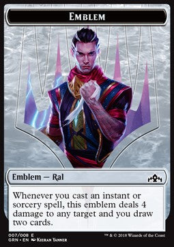 Ral, Izzet Viceroy Emblem⁣ - Guilds of Ravnica⁣ (Token)⁣ [T07]