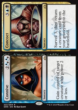 Connive // Concoct⁣ - Guilds of Ravnica⁣ (Rare)⁣ [222]
