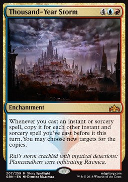 Thousand-Year Storm⁣ - Guilds of Ravnica⁣ (Mythic)⁣ [207]