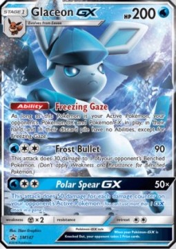 Glaceon GX⁣ - SM Black Star Promos⁣ (Promo)⁣ [147]