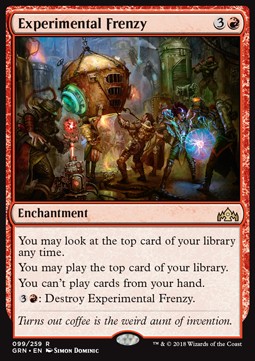 Experimental Frenzy⁣ - Guilds of Ravnica⁣ (Rare)⁣ [99]