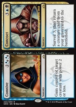 Connive // Concoct⁣ - Guilds of Ravnica: Extras⁣ (Rare)⁣ [222]