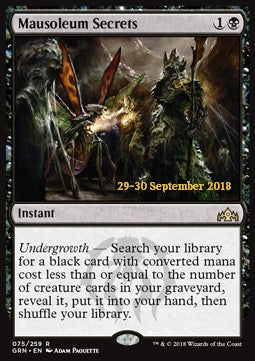 Mausoleum Secrets⁣ - Guilds of Ravnica: Extras⁣ (Rare)⁣ [75]