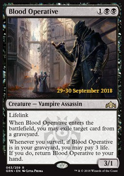 Blood Operative⁣ - Guilds of Ravnica: Extras⁣ (Rare)⁣ [63]
