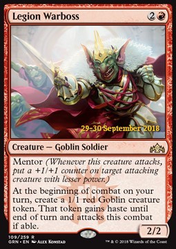 Legion Warboss⁣ - Guilds of Ravnica: Extras⁣ (Rare)⁣ [109]