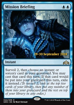 Mission Briefing⁣ - Guilds of Ravnica: Extras⁣ (Rare)⁣ [44]