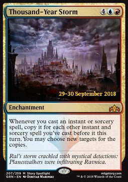 Thousand-Year Storm⁣ - Guilds of Ravnica: Extras⁣ (Mythic)⁣ [207]