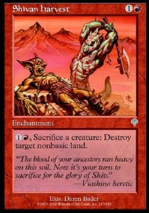 Shivan Harvest⁣ - Invasion⁣ (Uncommon)⁣ [167]