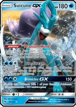 Suicune GX⁣ - Lost Thunder⁣ (Ultra Rare)⁣ [60]