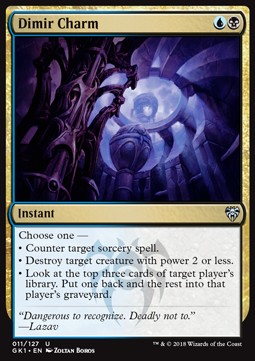 Dimir Charm⁣ - Guilds of Ravnica: Guild Kits⁣ (Uncommon)⁣ [11]