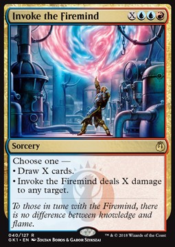 Invoke the Firemind⁣ - Guilds of Ravnica: Guild Kits⁣ (Rare)⁣ [40]