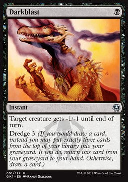 Darkblast⁣ - Guilds of Ravnica: Guild Kits⁣ (Uncommon)⁣ [51]