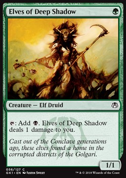 Elves of Deep Shadow⁣ - Guilds of Ravnica: Guild Kits⁣ (Common)⁣ [56]
