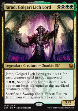 Jarad, Golgari Lich Lord⁣ - Guilds of Ravnica: Guild Kits⁣ (Mythic)⁣ [65]