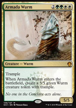 Armada Wurm⁣ - Guilds of Ravnica: Guild Kits⁣ (Mythic)⁣ [108]