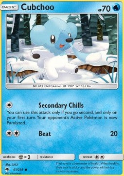Cubchoo⁣ - Lost Thunder⁣ (Common)⁣ [61]