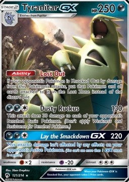 Tyranitar GX⁣ - Lost Thunder⁣ (Ultra Rare)⁣ [121]