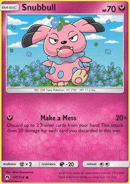 Snubbull⁣ - Lost Thunder⁣ (Common)⁣ [137]